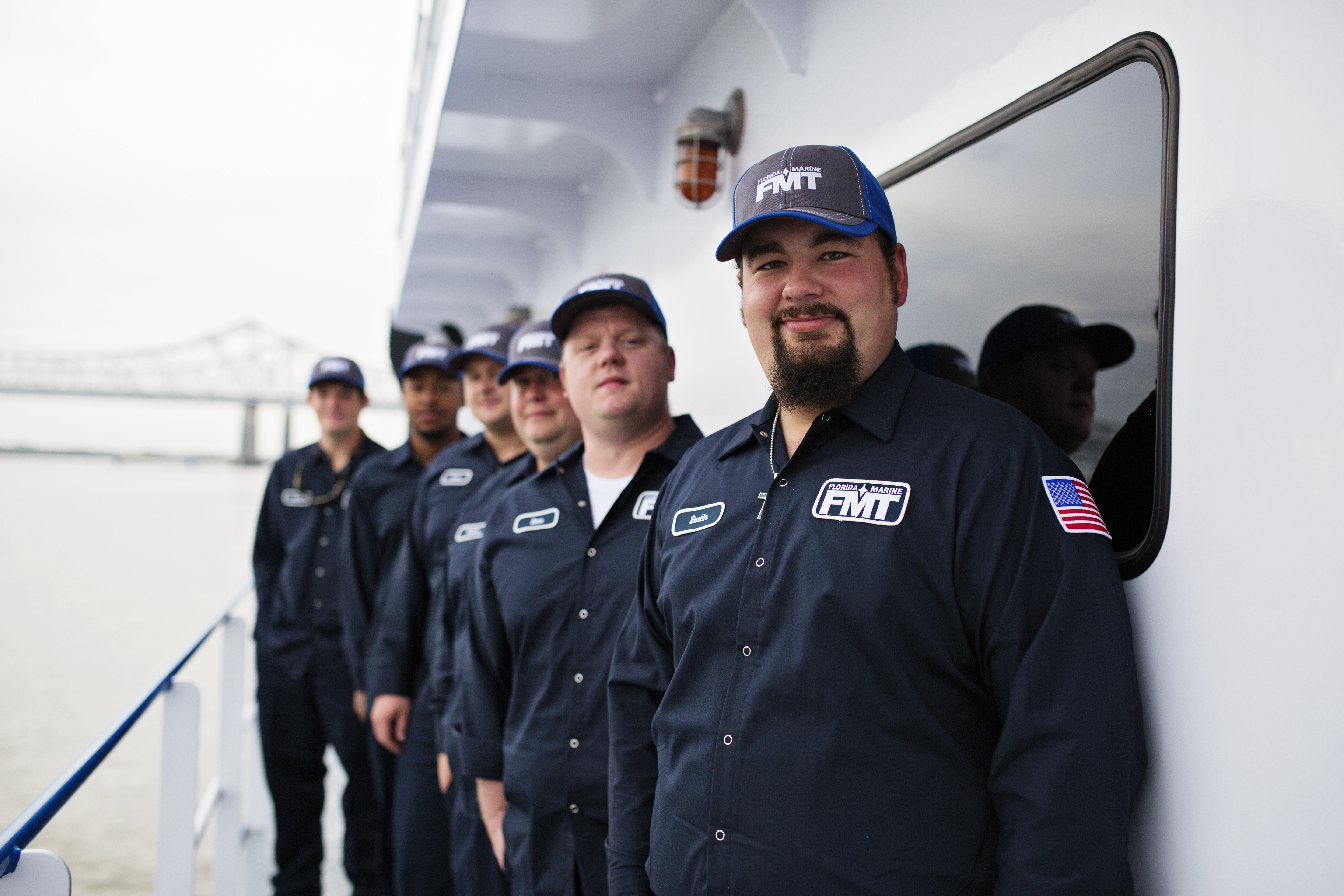 Florida Marine Transporters deckhand group photo