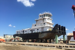 Florida Marine Transporter Shipyard Building Towboats for Florida Marine